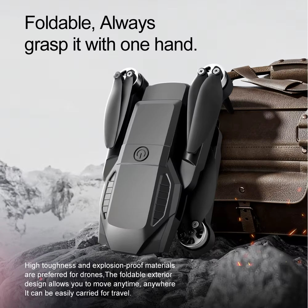 F198 Tiny Sky Wizard: The Foldable Flying Potato with Double Eye Cameras for Epic Aerial Shenanigans!