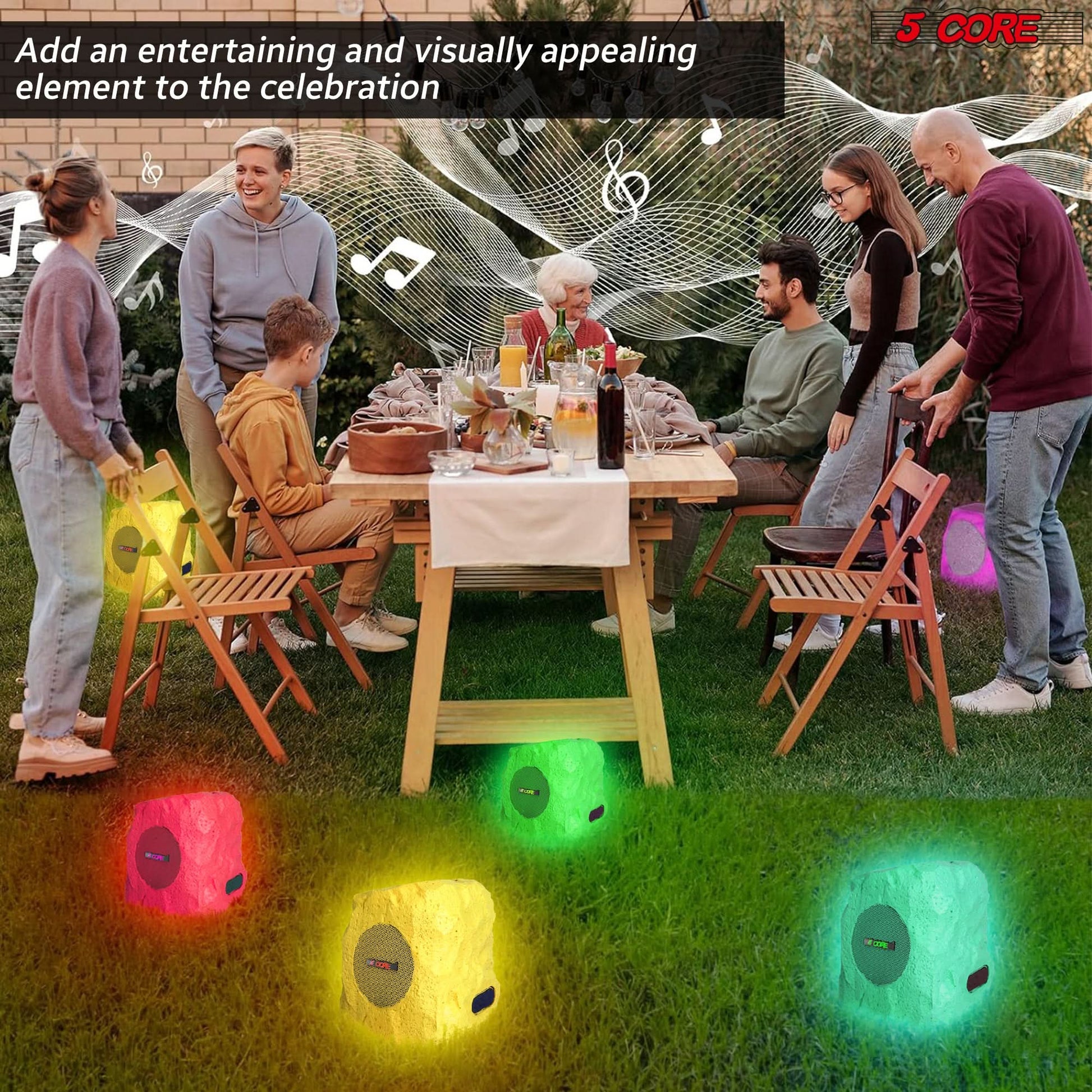 Rockin' Brown Bluetooth Speakers: Your Garden's New Waterproof Party Animals!