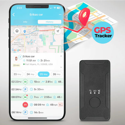 Tiny Ninja GPS: The Stealthy Sidekick for Your Car, Kids, and Grandparents – Now with 4 Weeks of Battery Life and a Splash-Proof Cape!